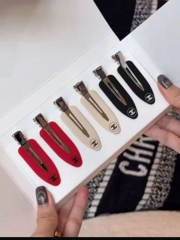Chanel hair clips
