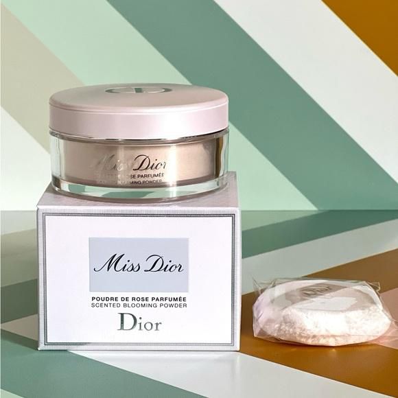 Miss Dior rose scented powder wraps the body in a luxurious veil of softness