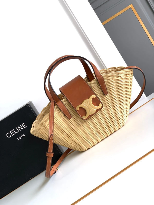 C­eli­ne - Classic Panier Teen Couffin Wicker Natural