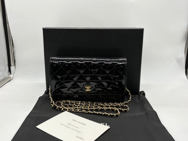 Chanel Quilted Black Leather Handbag
