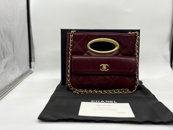 Chanel Classic burgundy Handbag