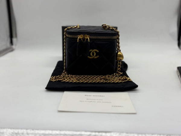 Chanel mini Cavier Leather cross bag