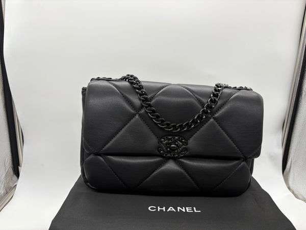 Chanel VIP full black Classic Handbag