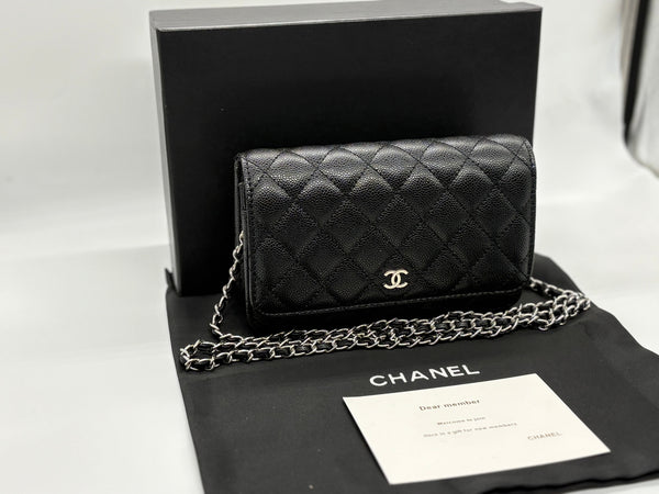 Chanel cavier Leather cross bag