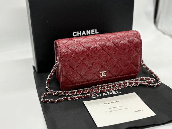 Chanel cavier Leather cross bag