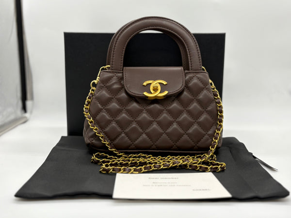 Chanel mini kelly Leather Handbag