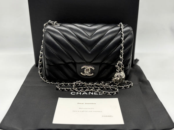 Chanel Classic silver hardware Handbag